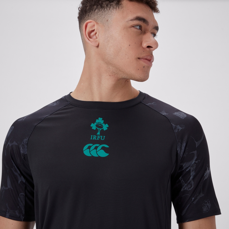 MENS IRELAND SUPER LIGHT TRAINING T-SHIRT BLACK