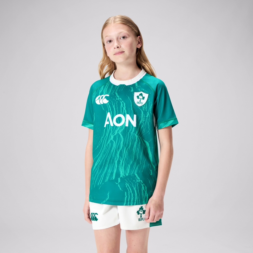 CANTERBURY Women's IRE HOM PRO JSY JNR JU GREEN/WHTE