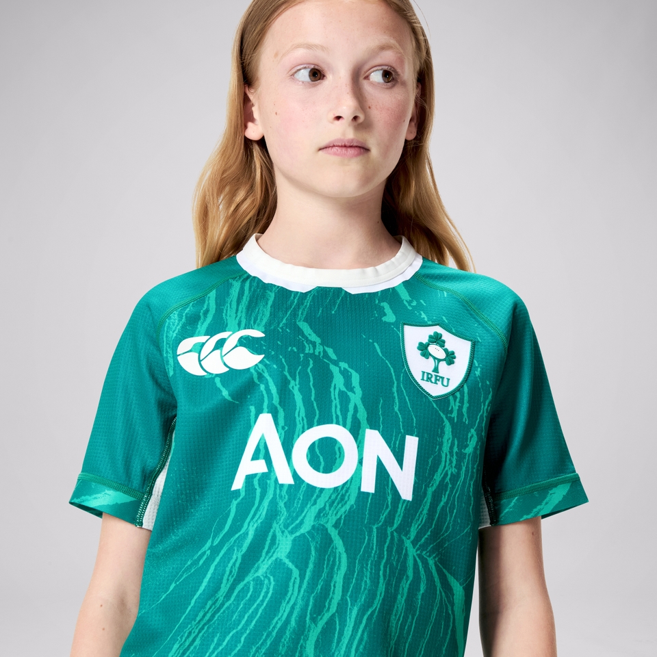 CANTERBURY Women's IRE HOM PRO JSY JNR JU GREEN/WHTE