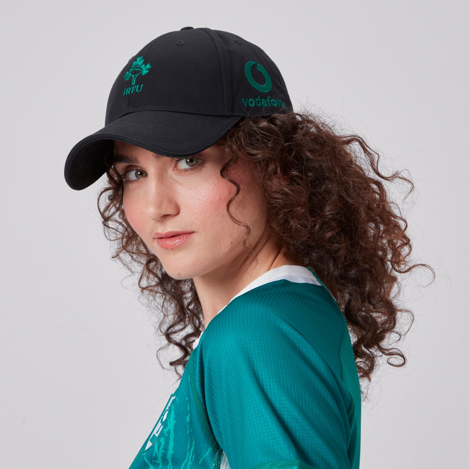 ADULT UNISEX IRELAND DRILL CAP BLACK/GREEN