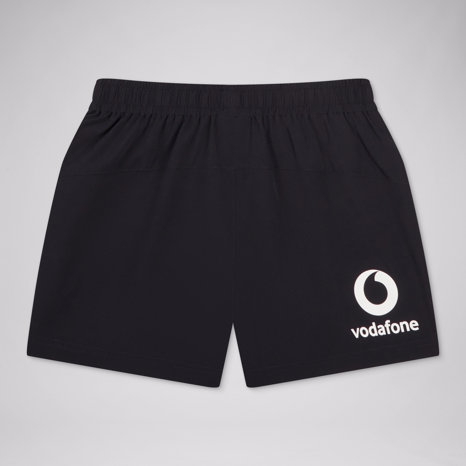 JUNIOR UNISEX IRELAND VAPODRI WOVEN GYM SHORTS BLACK