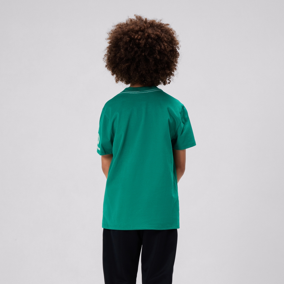 JUNIOR UNISEX IRELAND COTTON T-SHIRT GREEN/WHITE