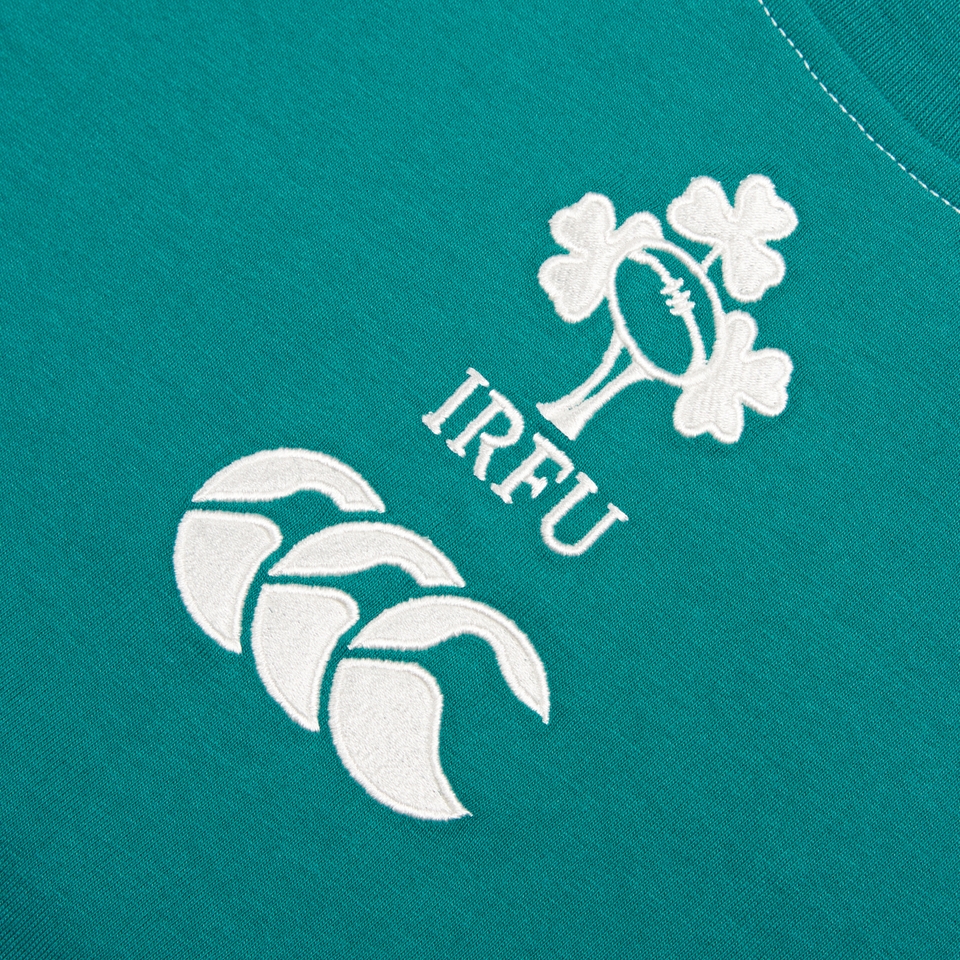 JUNIOR UNISEX IRELAND COTTON T-SHIRT GREEN/WHITE