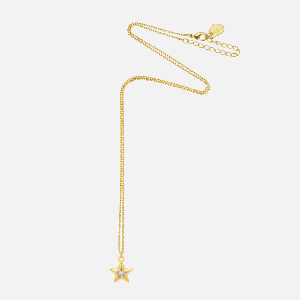 Estella Bartlett Blue Star Gold-Tone Necklace
