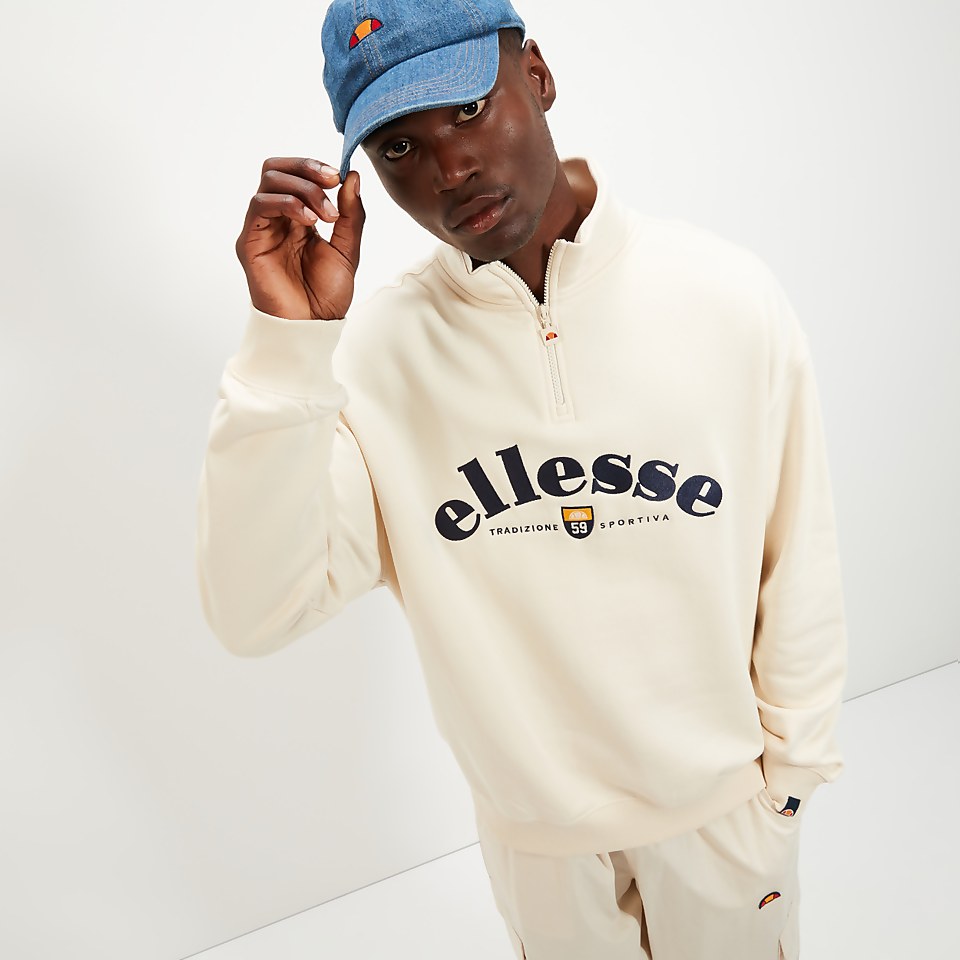 Men's Roane 1/4 Zip Top Off White