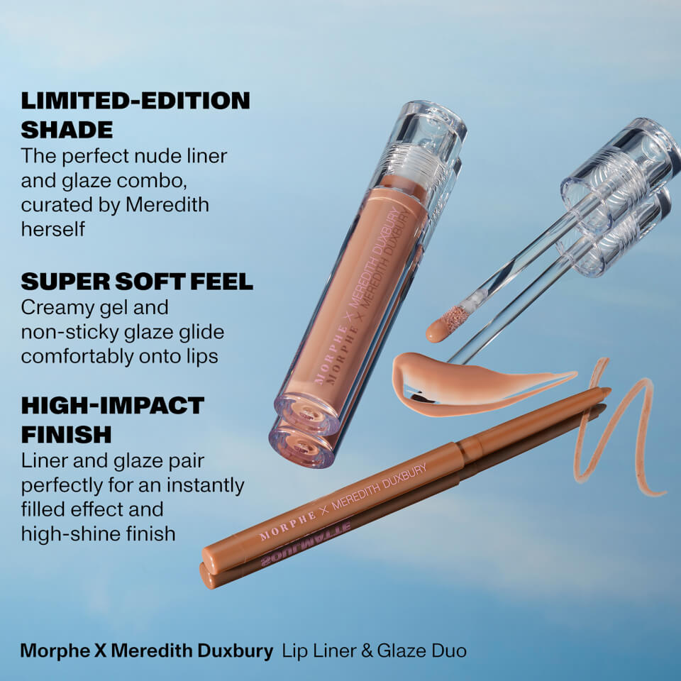 Morphe X Meredith Duxbury Lip Liner and Lip Glaze Duo