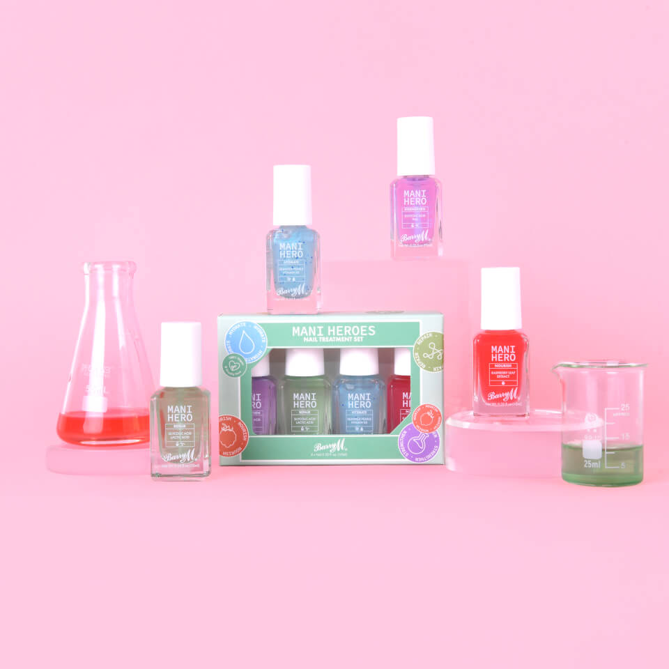 Barry M Cosmetics Mani Heroes Nail Treatment Set