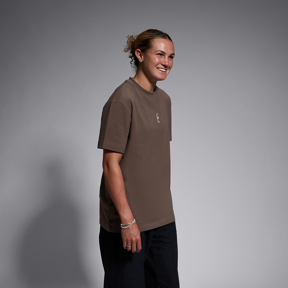 WOMENS ELLIE X CCC TEE BROWN