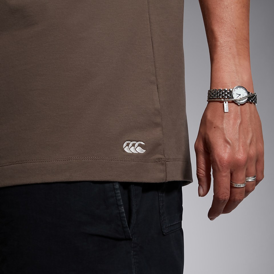 WOMENS ELLIE X CCC TEE BROWN