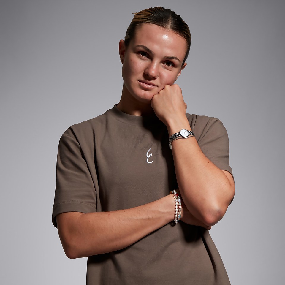 WOMENS ELLIE X CCC TEE BROWN