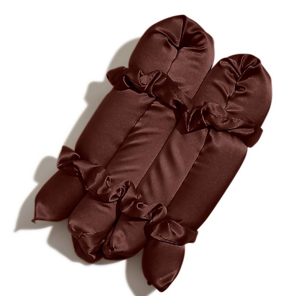 Kitsch XL Satin Heatless Curling Set - Chocolate