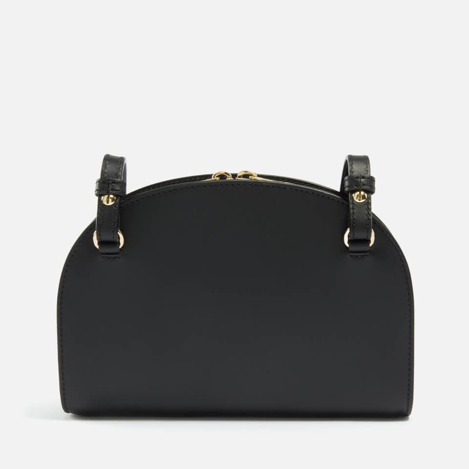 A.P.C. Clutch Demi-Lune Leather Bag