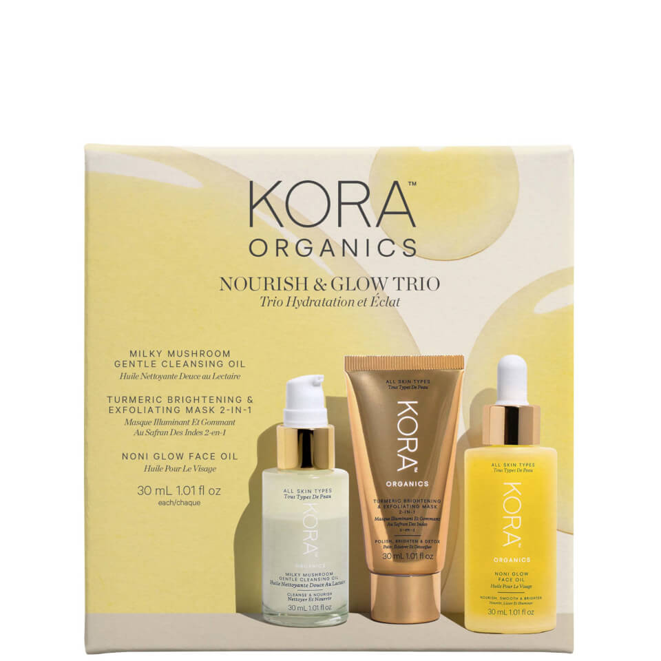Kora Organics Nourish and Glow Trio