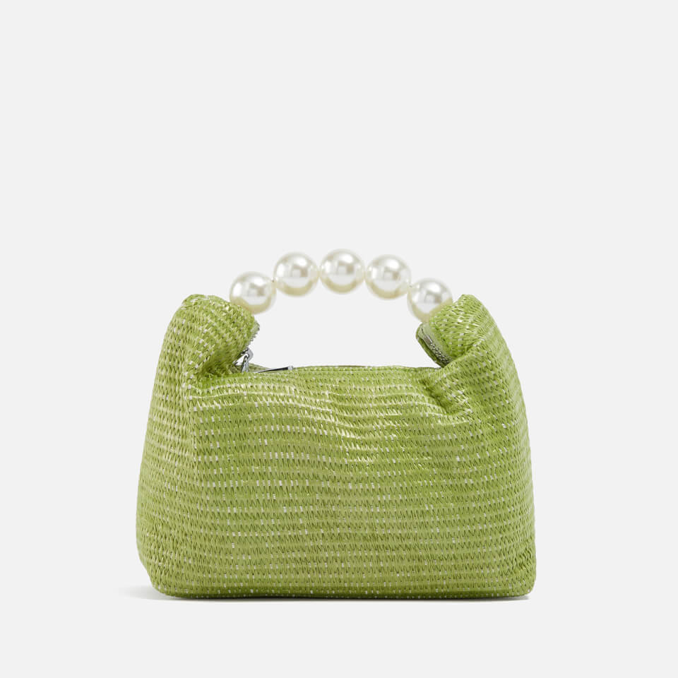 Sister Jane Lagoon Pearl Small Woven Tote Bag