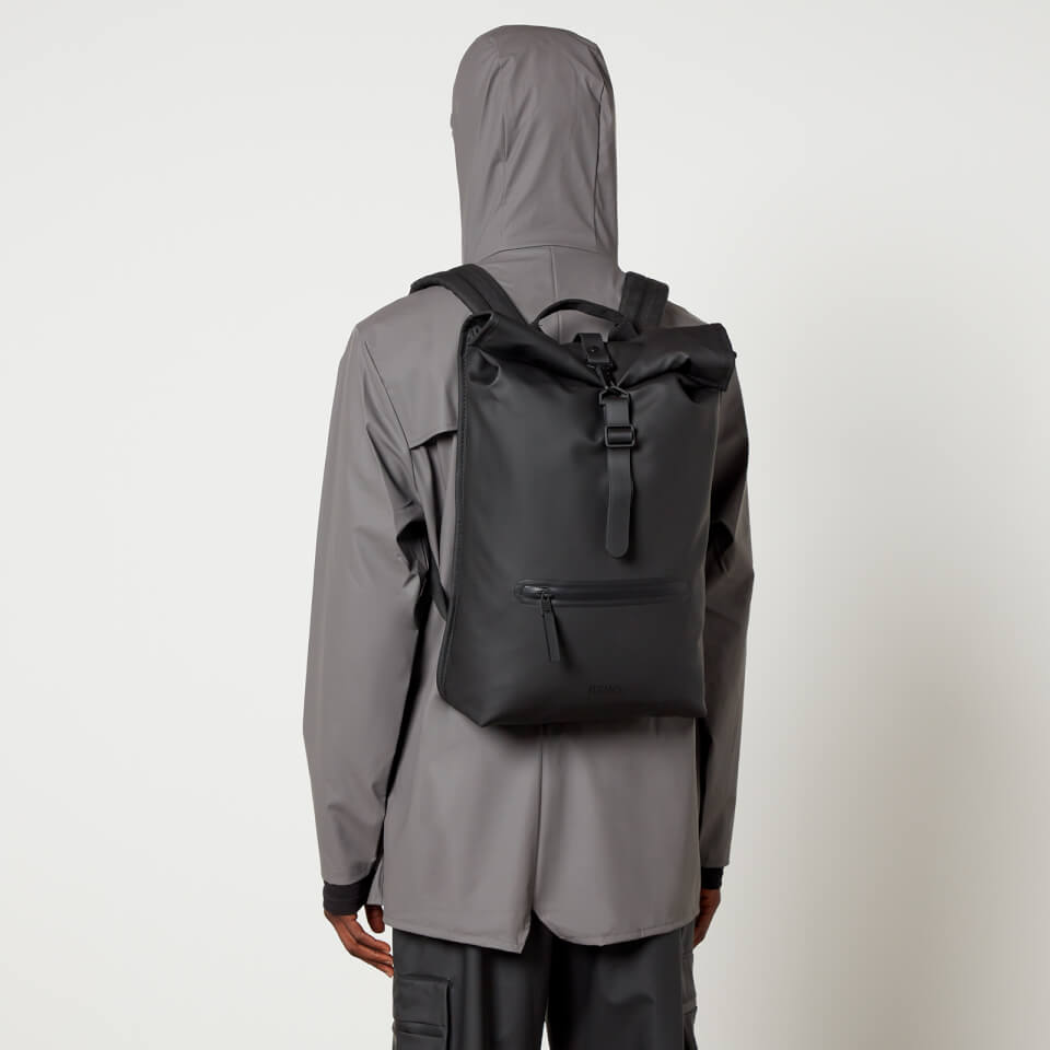 Rains Rolltop Matte Shell Rucksack