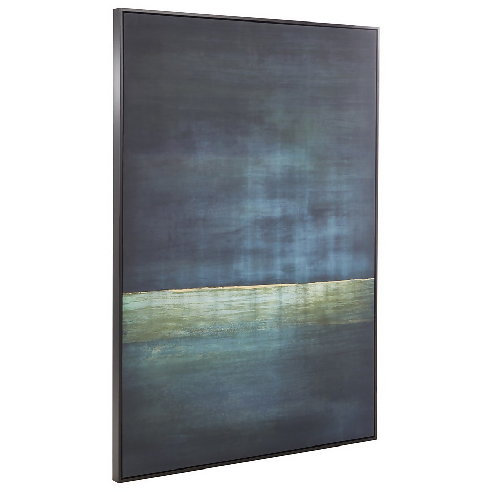 Astratto Canvas Wall Art - Teal - 102.6x142.6cm