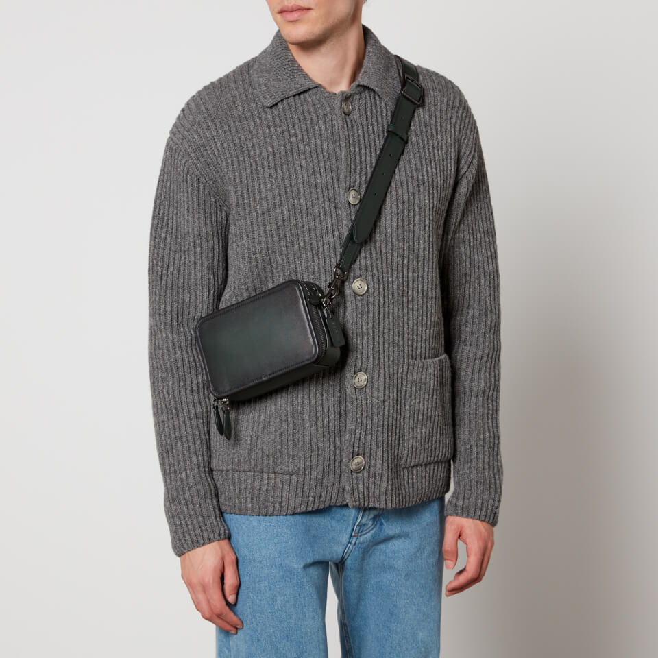 Coach Charter Burnished Leather Messenger Bag