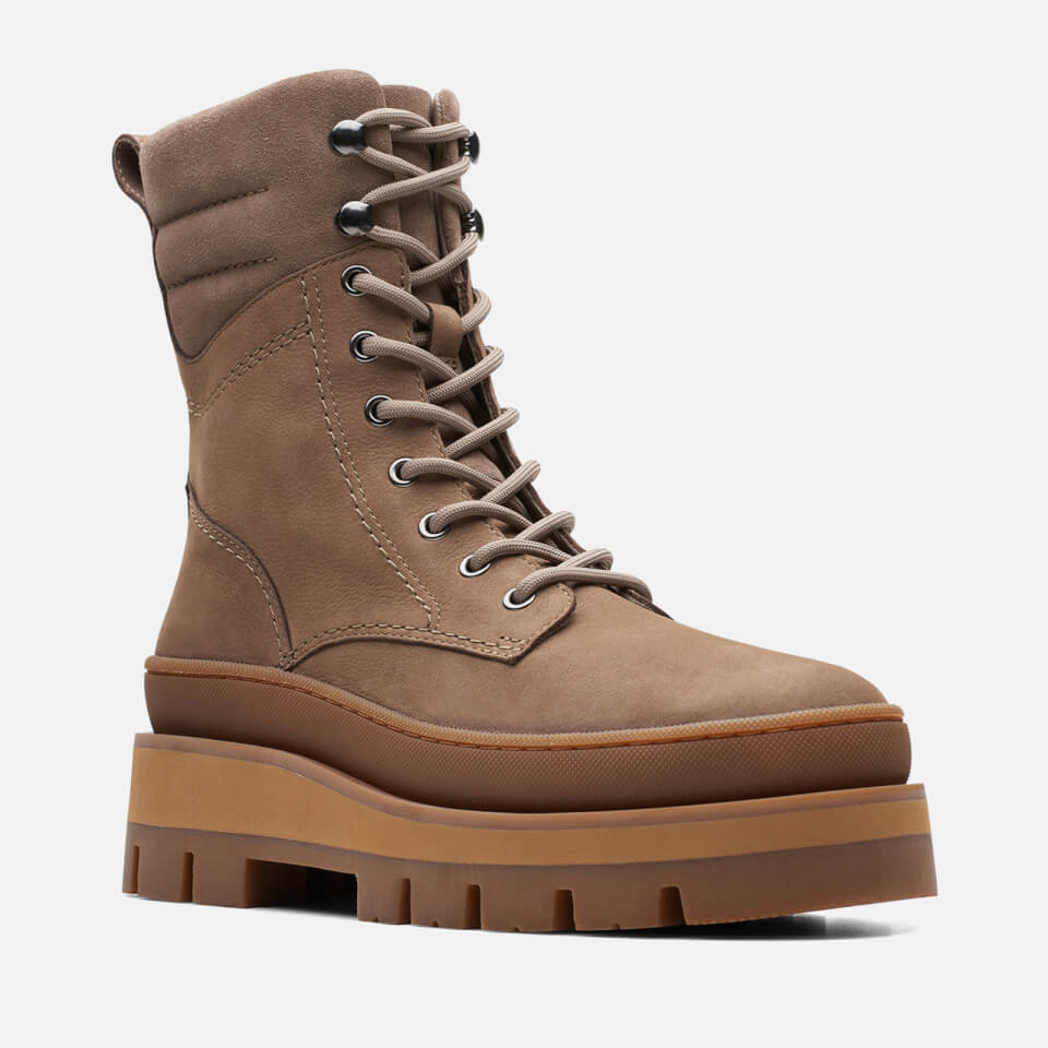 Clarks Orianna2 Leather Hike Boots