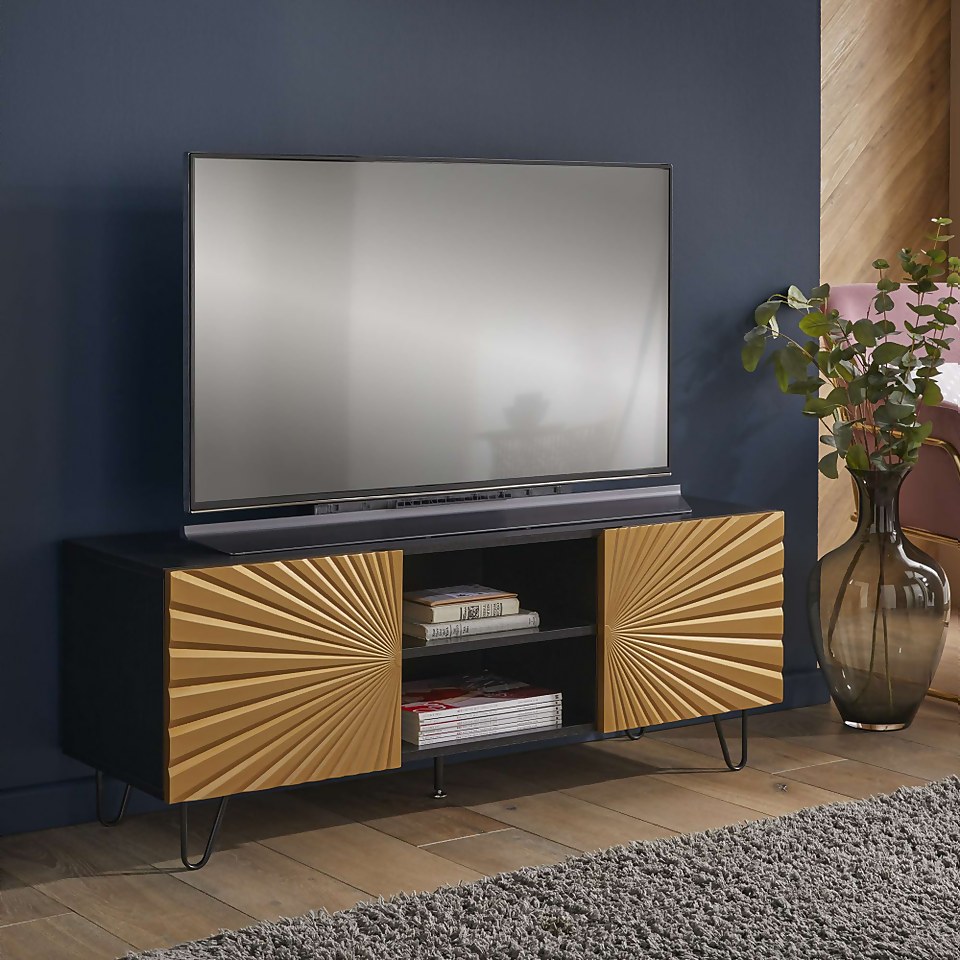 Sunrise 2 Door TV Stand Homebase