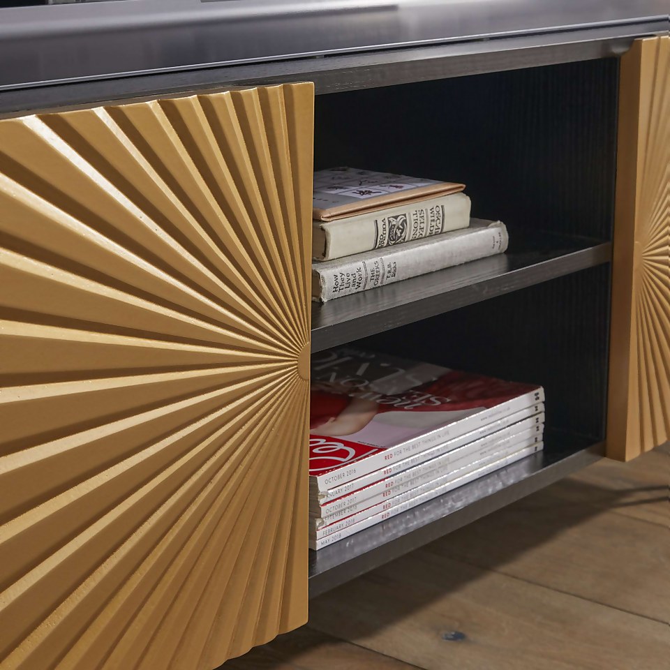 Sunrise 2 Door TV Stand Homebase