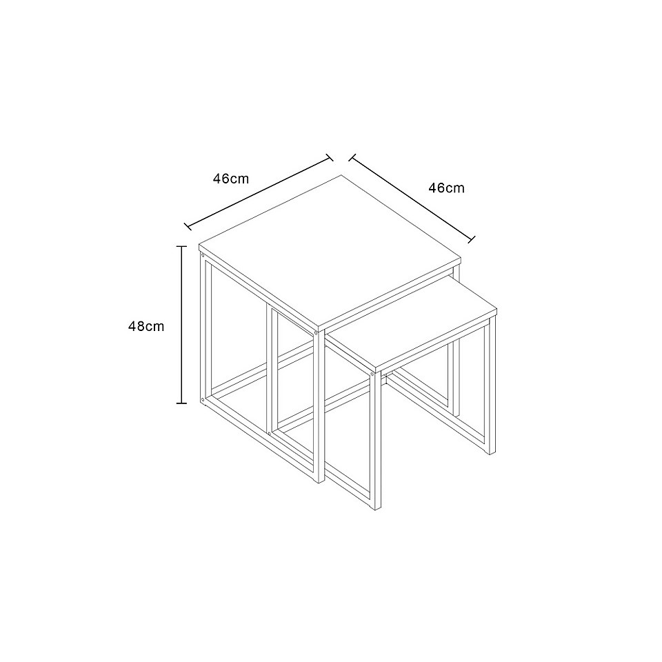 Layton Nest of 2 Tables Homebase