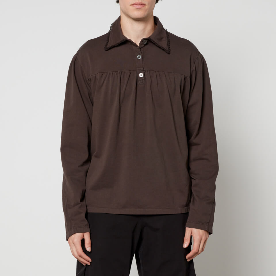 美品】OUR LEGACY BIG PIQUET POLO 46 ボーダー
