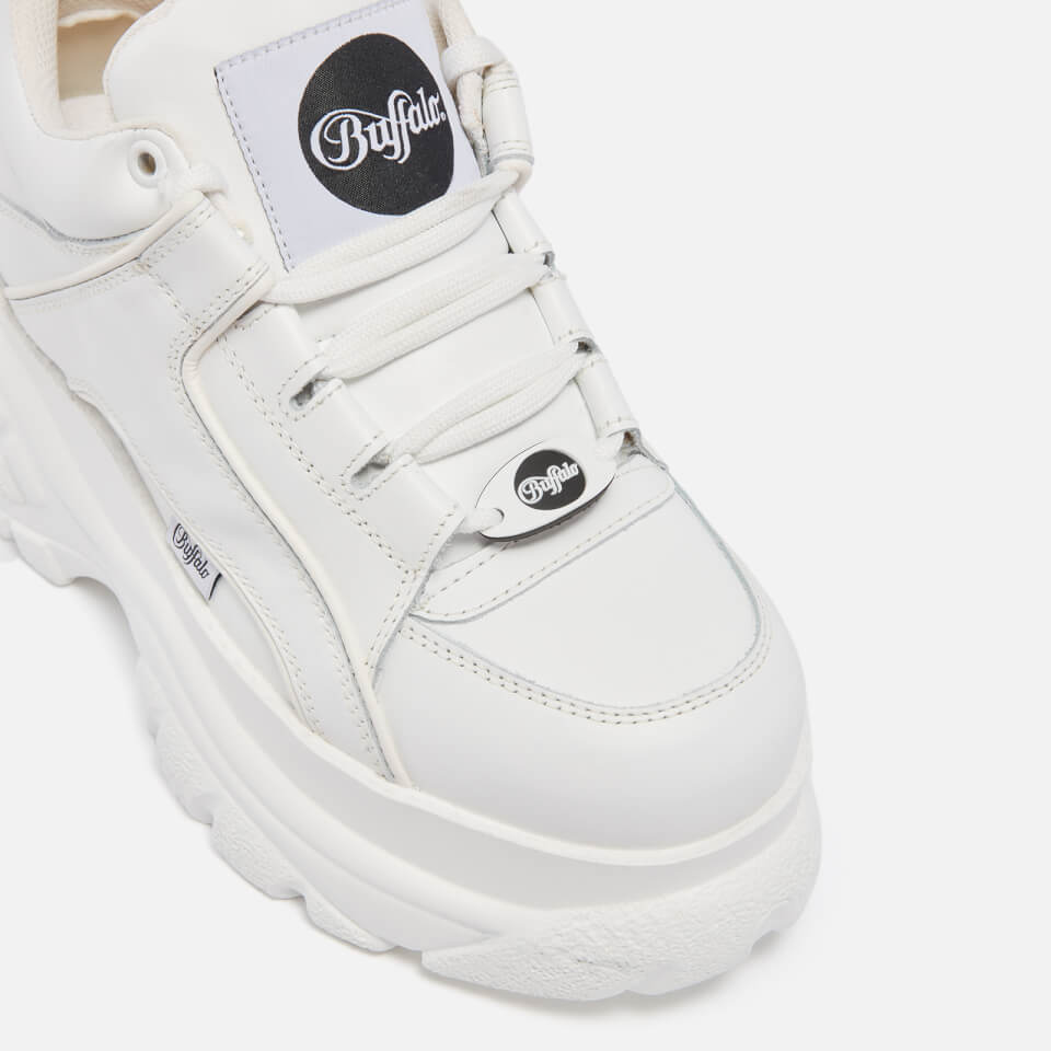 Buffalo Women's Classic Leather Platform Trainers - UK 4 1