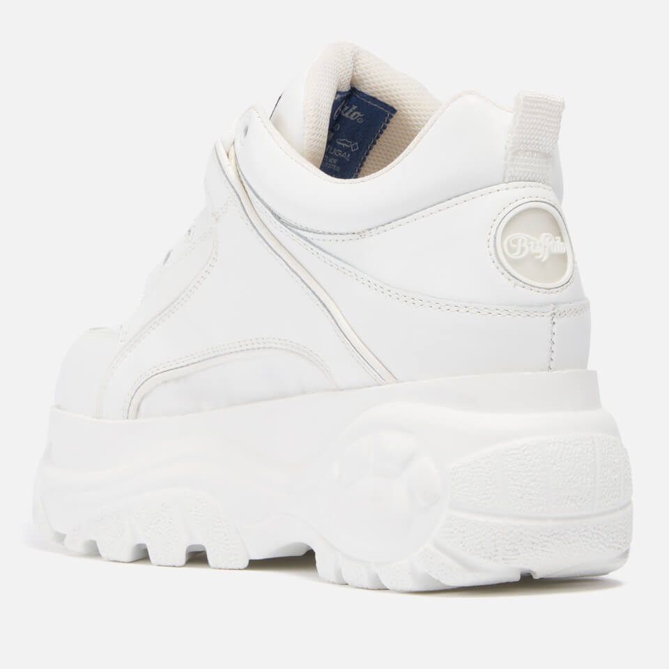 Buffalo Women's Classic Leather Platform Trainers - UK 4 0