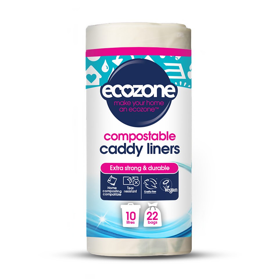 Ecozone Caddy Bin Liners - 10L (22 Bags)
