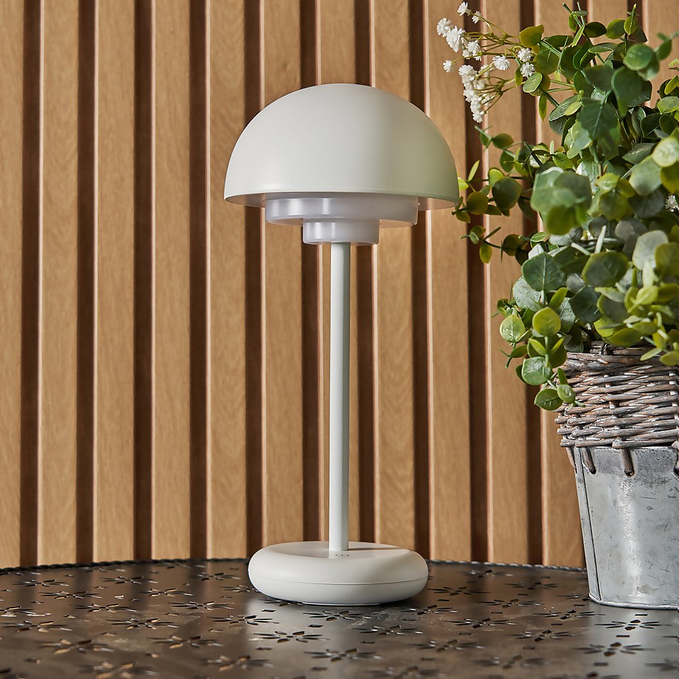 LED Rechargeable Table Lamp - White