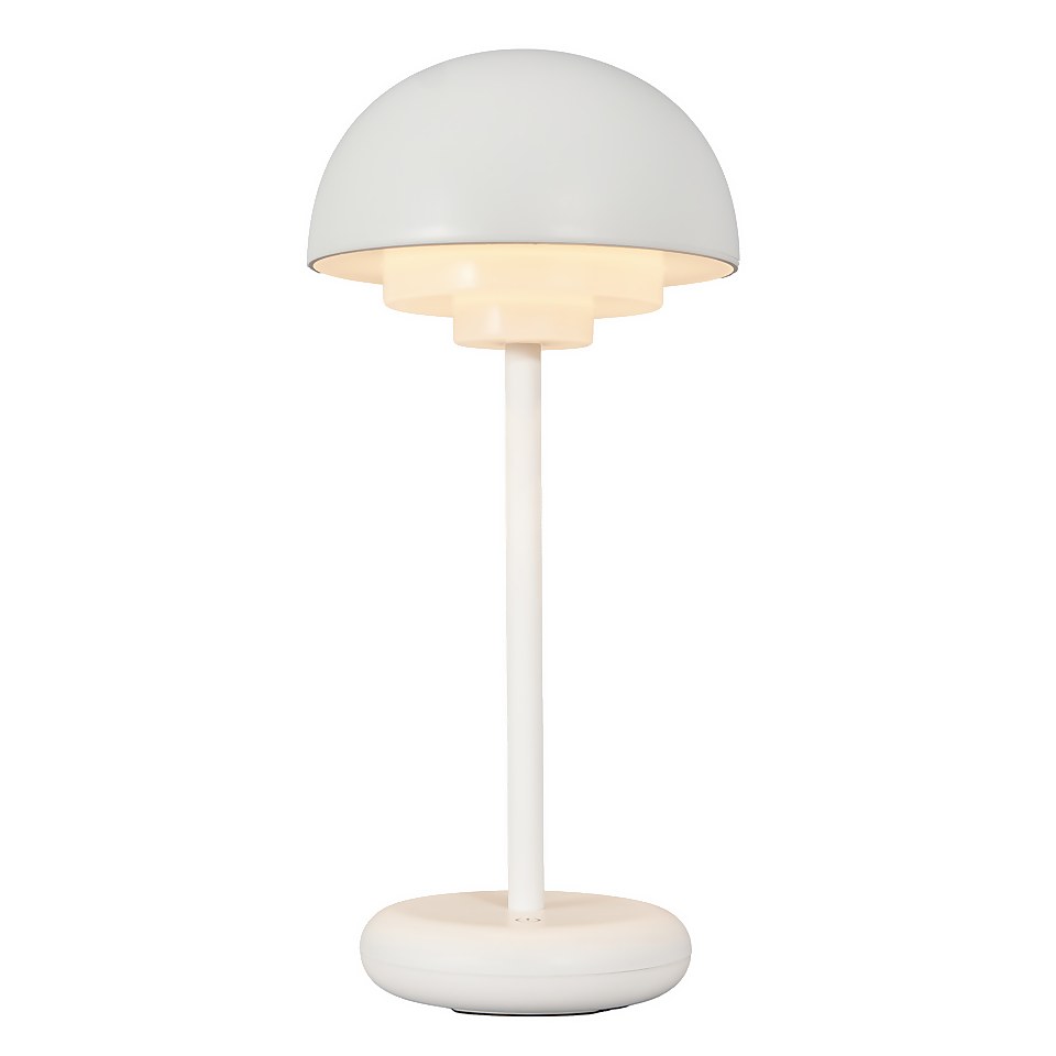 LED Rechargeable Table Lamp - White