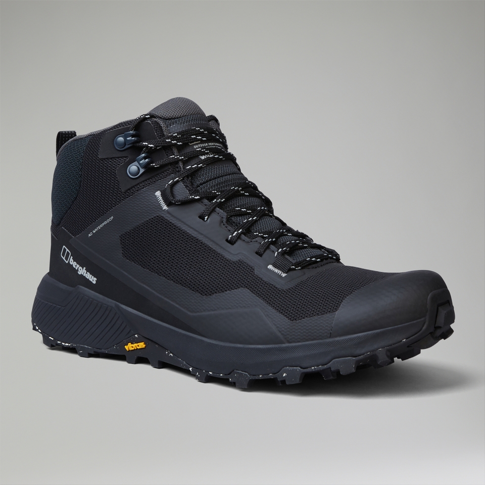 Men's Revolute Active Mid Shoe Black/Grey