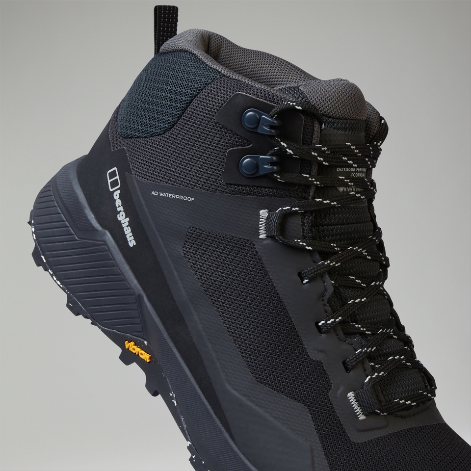 Men's Revolute Active Mid Shoe Black/Grey