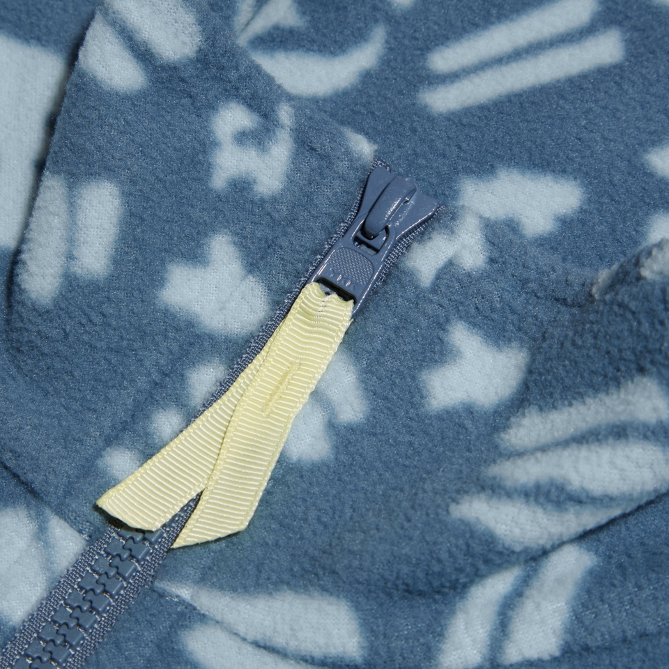 Unisex Prism Printed Trango Half Zip Fleece Blue