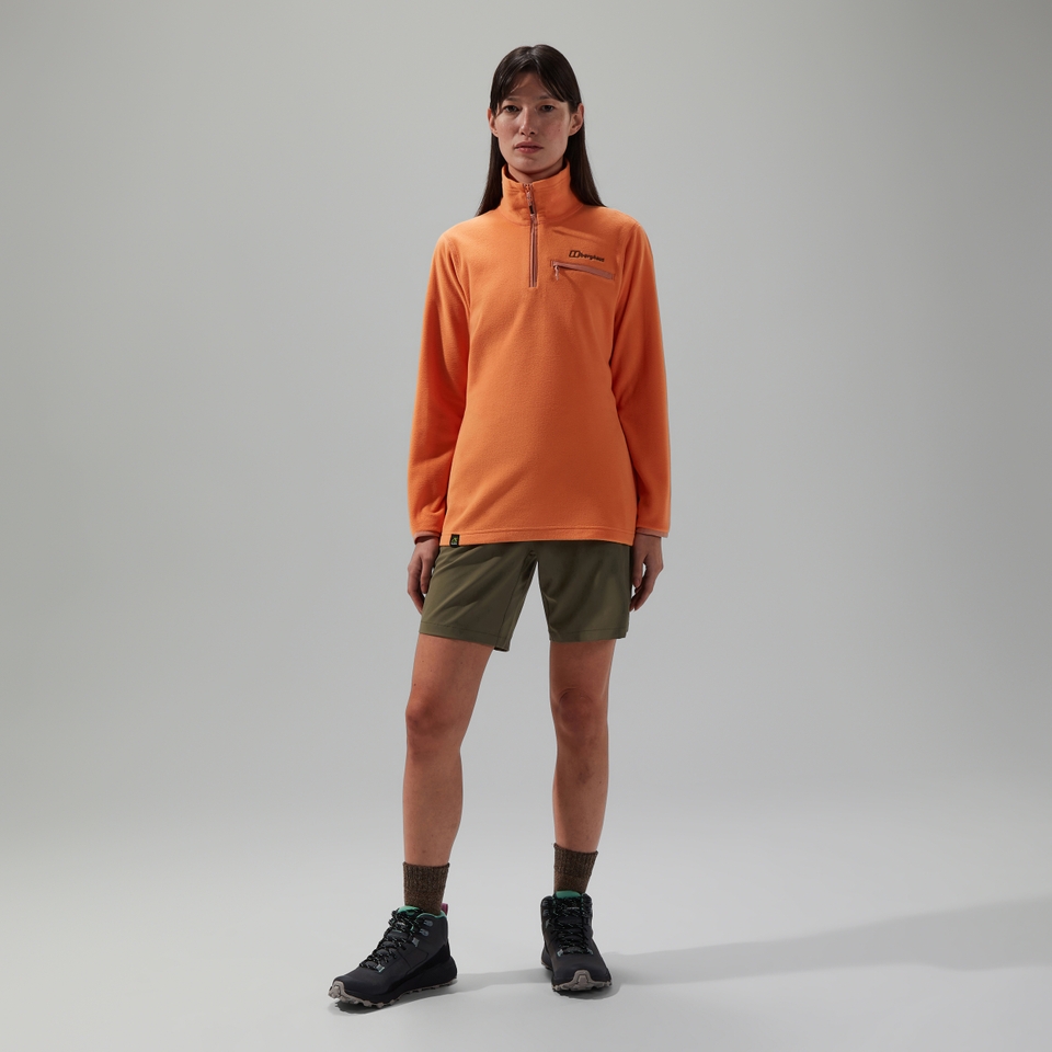 Prism 2.0 Micro Half Zip Fleece für Damen Orange