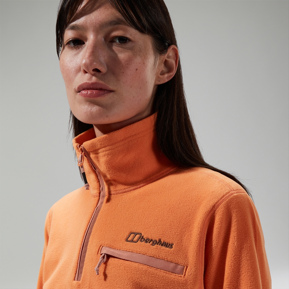 Prism 2.0 Micro Half Zip Fleece für Damen Orange