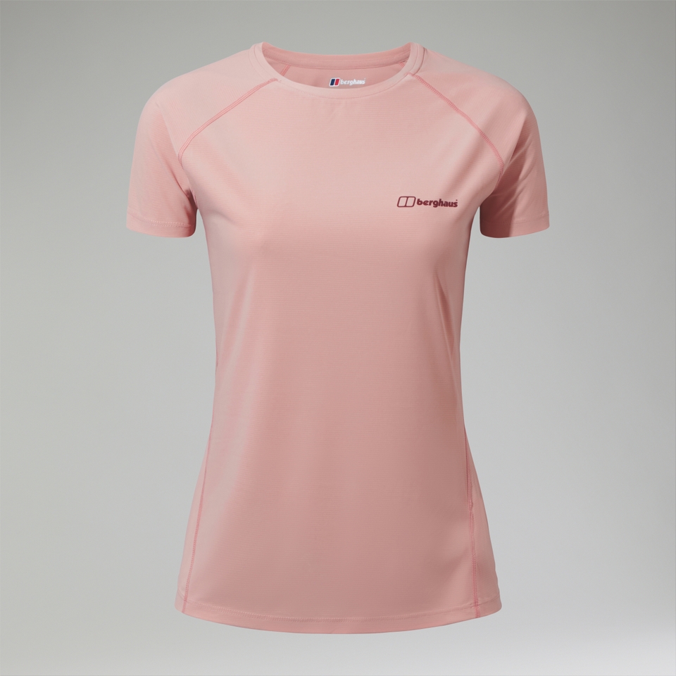 Women's 24/7 Crew Short Sleeve Tech Tee Pink
