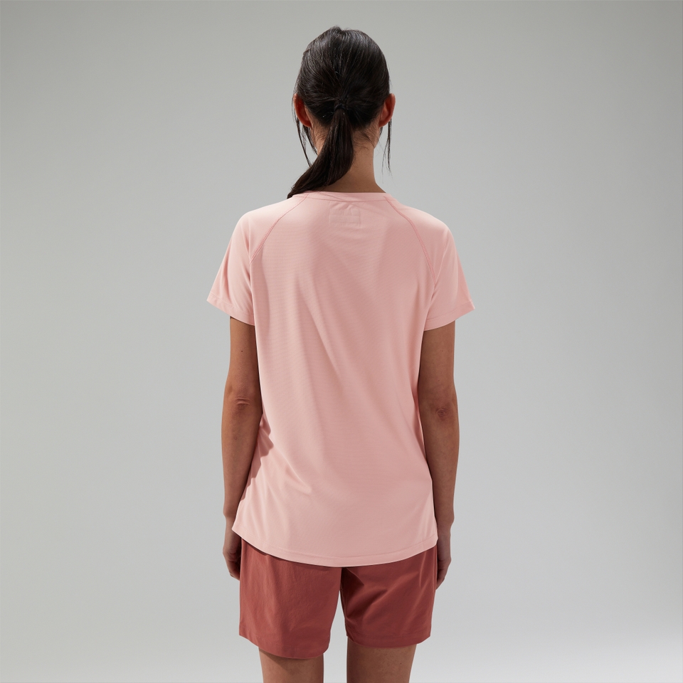 Women's 24/7 Crew Short Sleeve Tech Tee Pink