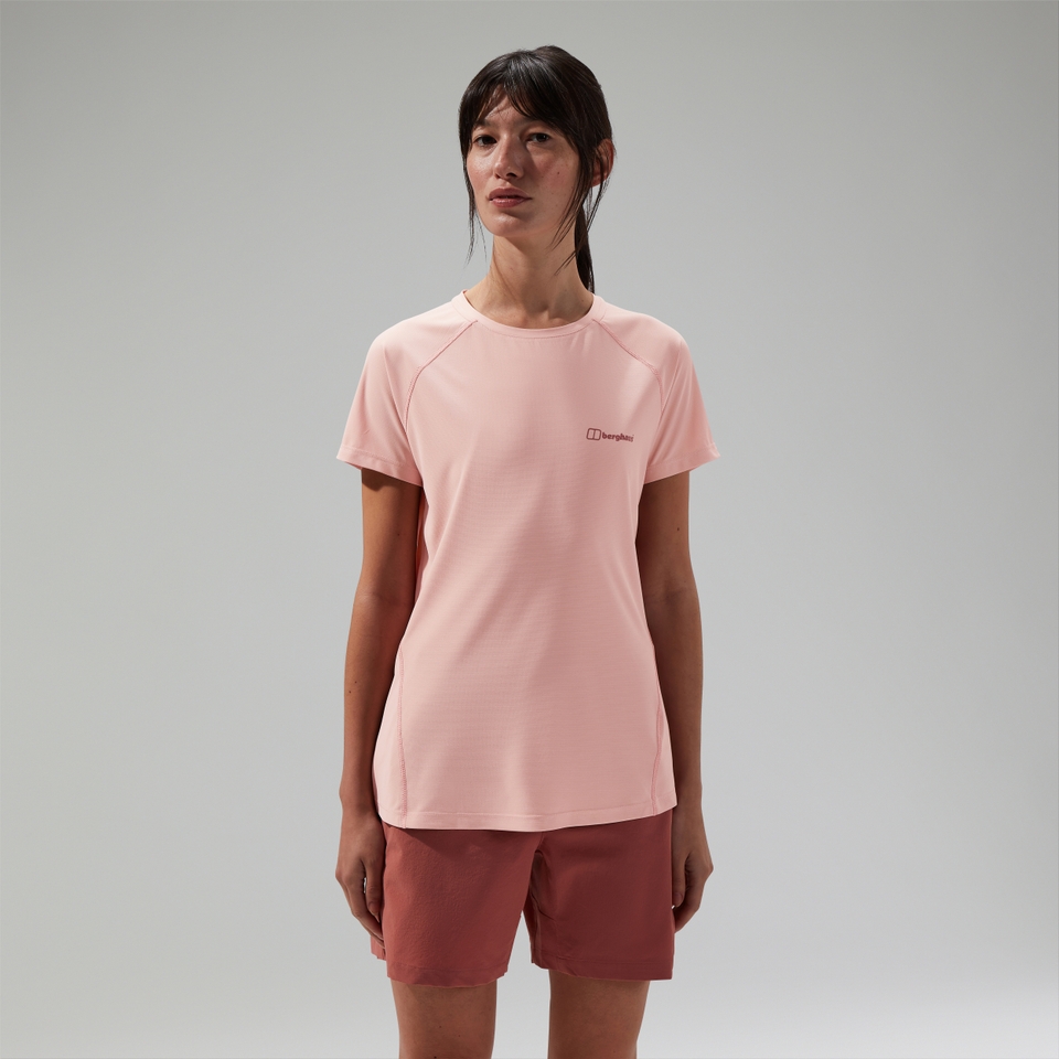 Women's 24/7 Crew Short Sleeve Tech Tee Pink