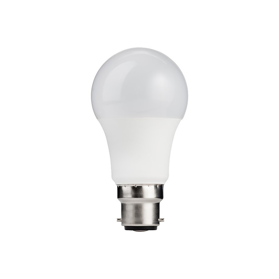 Homebase LED Classic 60W B22 Warm White Light Bulb