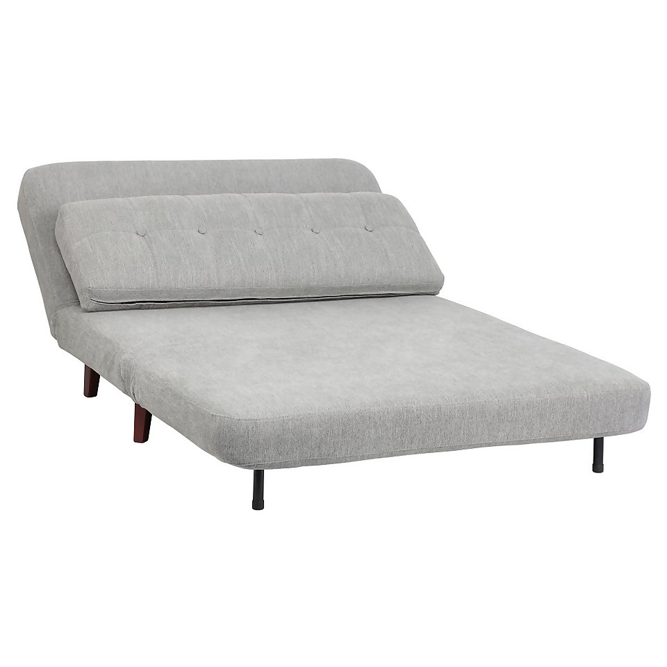 Draper Woven Fabric Folding Sofa Bed - Grey