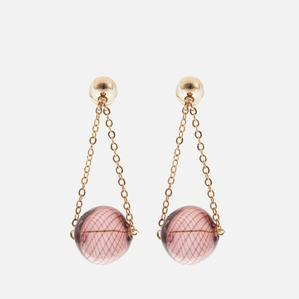 Shrimps Belle Gold-Tone Bead Earrings