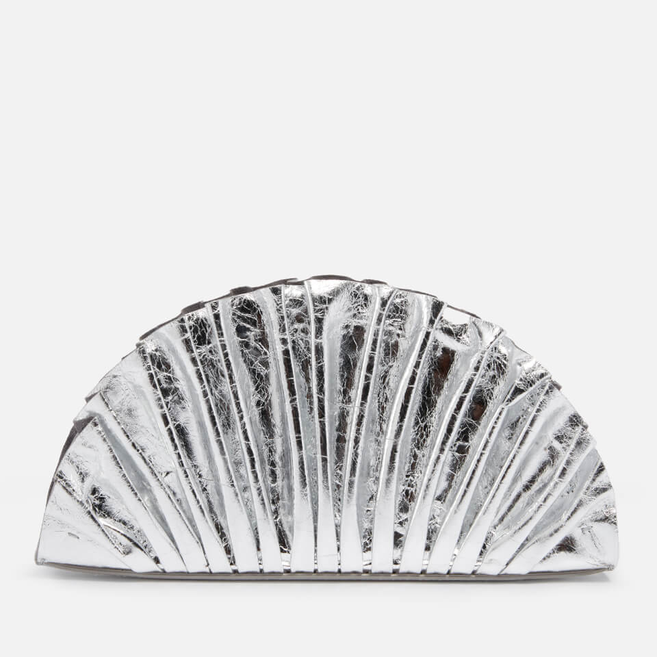 Cult Gaia Nala Mini Leather Clutch Bag