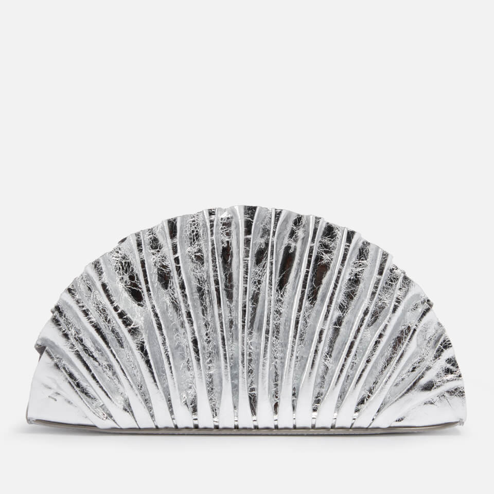 Cult Gaia Nala Mini Leather Clutch Bag