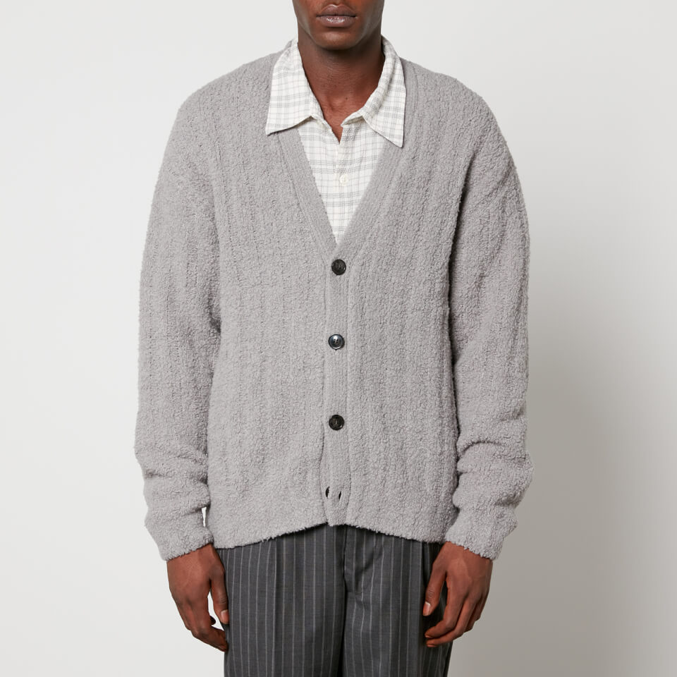 mfpen: Purple House Cardigan | SSENSE
