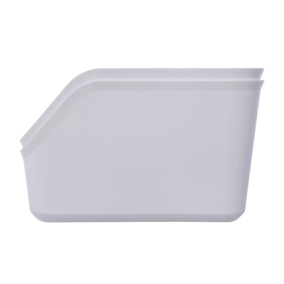Ezy Storage Utile Medium Long Open Front Storage Tray - Pack of 2