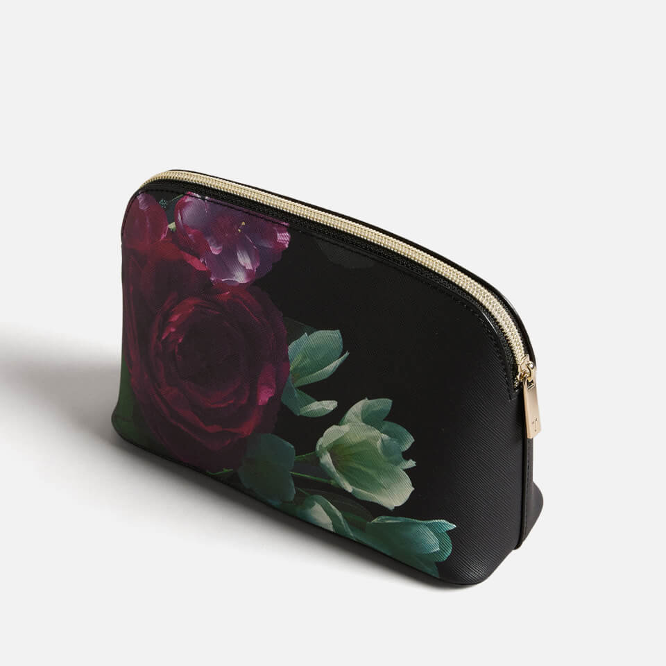 Ted Baker Papiee Floral-Printed Faux Leather Makeup Bag