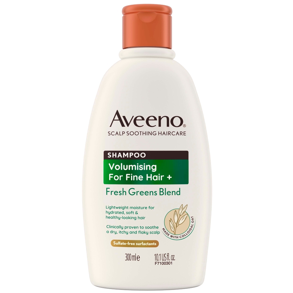 Aveeno Haircare Volumising+ Fresh Greens Blend Shampoo 300ml