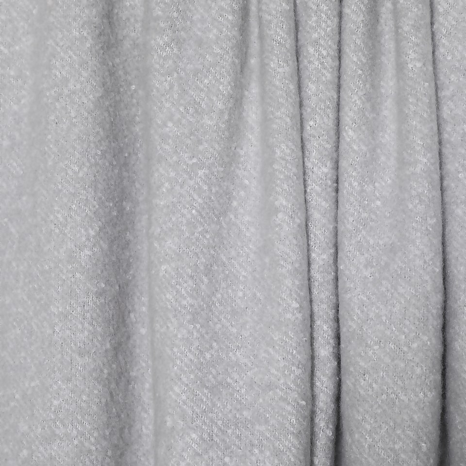 Faux Mohair Throw - 130x180cm - Grey