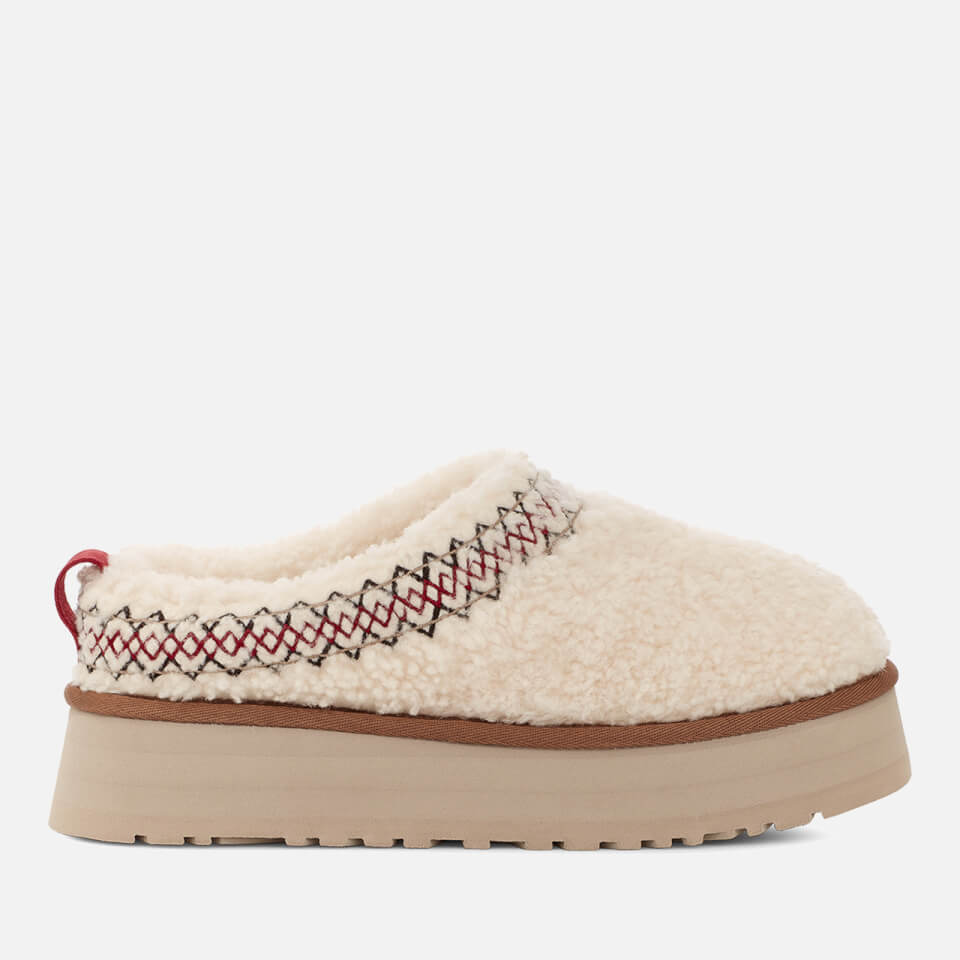 UGG Women s Tazz Braid Suede and Wool Slippers